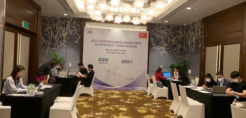 Doanh nghiệp Hà Nội và Doanh nghiệp Gyeonggido Hàn Quốc  giao lưu kết nối cung cầu công nghệ lĩnh vực môi trường