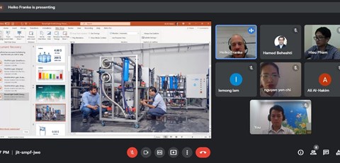 Hợp tác xây dựng dự án thử nghiệm công nghệ xử lý nước sử dụng năng lượng mặt trời của Đức tại Việt Nam